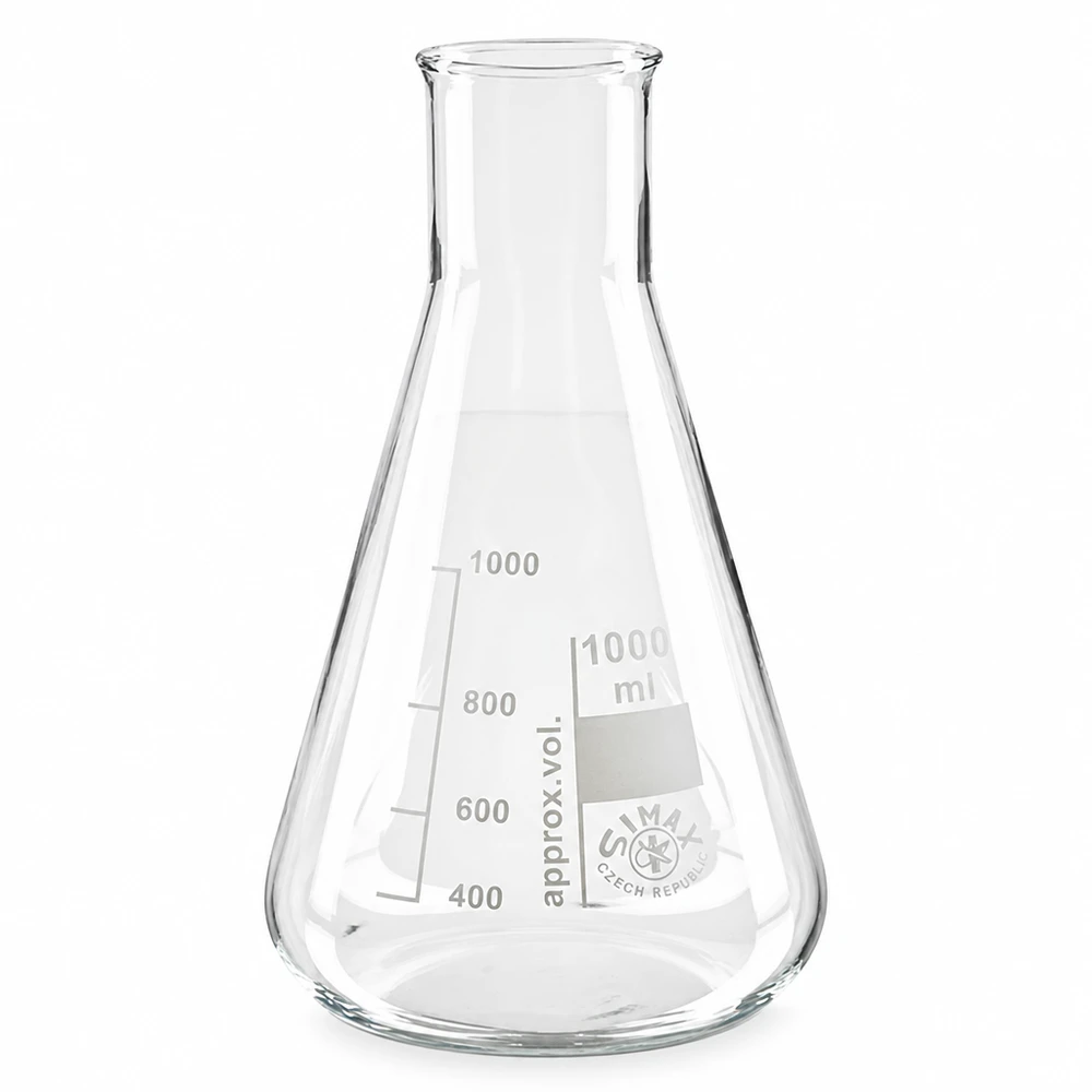 Erlenmeyer-pullo 300ml leveä kaulaosa