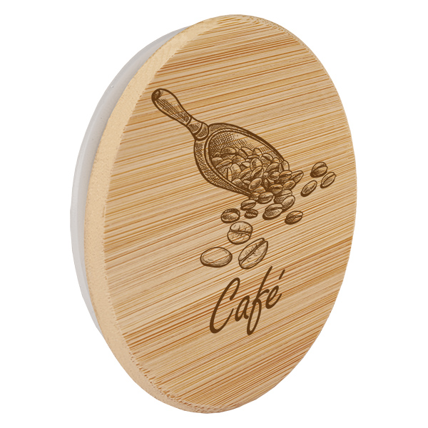 Kahvipohjainen kansi "café" pour WECK RR100 Kahvipohjainen kansi "café" pour WECK RR100