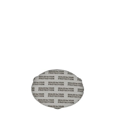 Itseliimautuva sinetti ø45mm, joka osoittaa väärentämisen vaaran