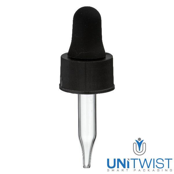 Lasinen tippapipetti musta UT13/3 UNiTWIST UNiTWIST Lasinen tippapipetti musta UT13/3 UNiTWIST UNiTWIST