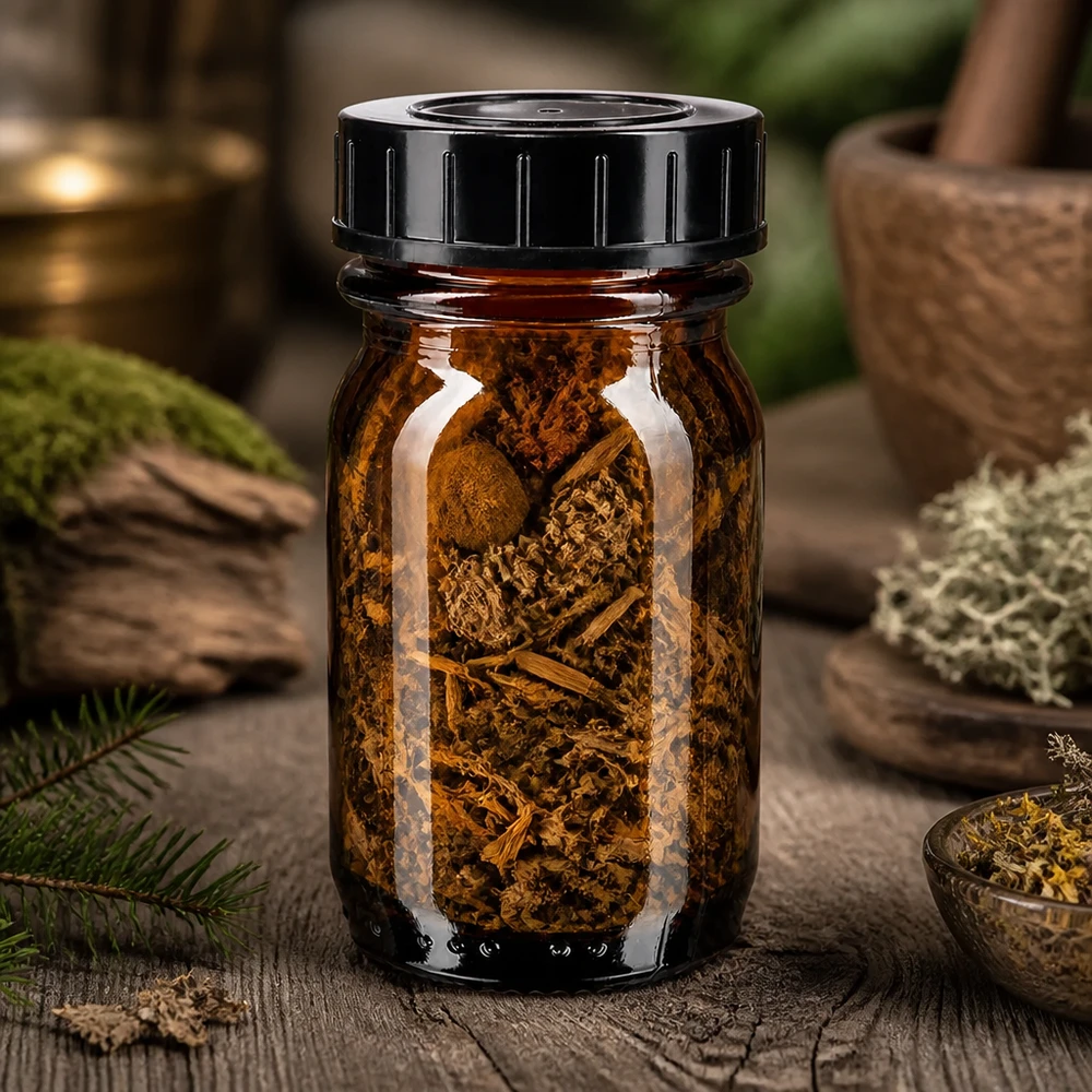 30ml leveäkaulainen meripihkainen lasipullo, jossa on kierrekorkki. Laadukkaasta meripihkanvärisestä lasista valmistetut leveäsuiset 30 ml:n purkit yrttien optimaaliseen säilytykseen.
