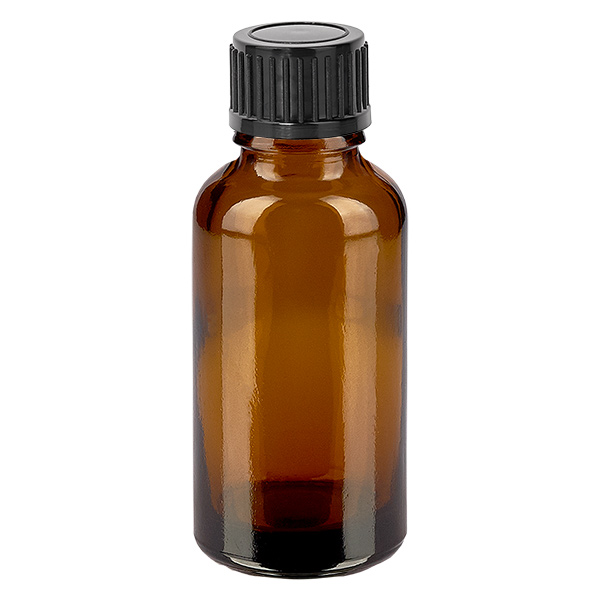 30ml pullo 11mm kierrekorkki musta Standard BrownLine UT18/30 Standard BrownLine UT18/30