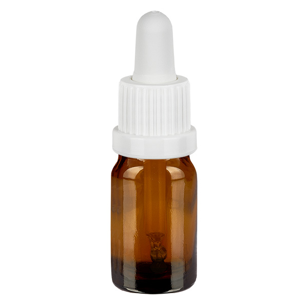 5ml pipettipullo valkoinen tamper-evident-suljin BrownLine UT18/5