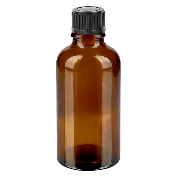 50ml pullo 11mm kierrekorkki musta Standard BrownLine UT18/50 Standard BrownLine UT18/50