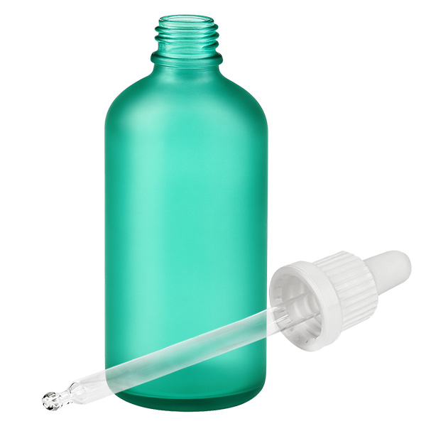 100ml pipettipullo valkoinen väärentämisen estävä korkki GreenLine UT18/100 100ml pipettipullo valkoinen väärentämisen estävä korkki GreenLine UT18/100