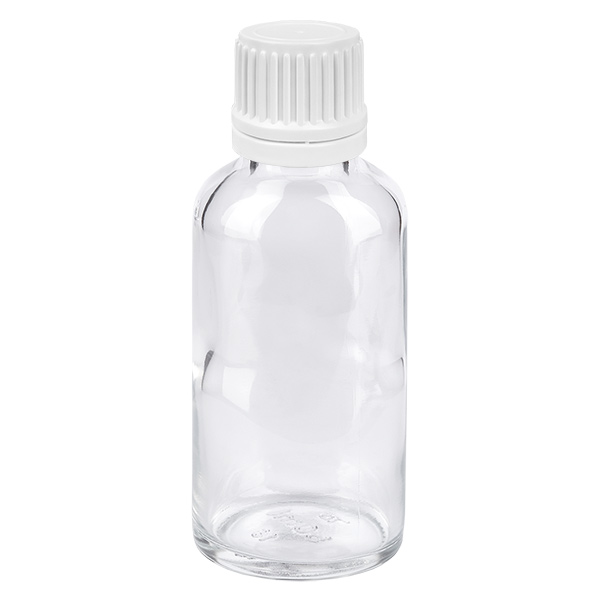 30ml tippapullo 0.7mm valkoinen väärentämisen estävä korkki ClearLine UT18/30 30ml tippapullo 0.7mm valkoinen väärentämisen estävä korkki ClearLine UT18/30