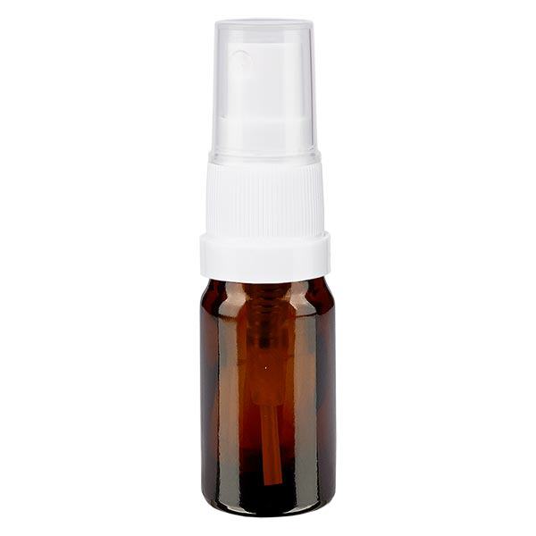 Apteekkipullo ruskea 5ml ruiskukorkki valkoinen Apteekkipullo ruskea 5ml ruiskukorkki valkoinen