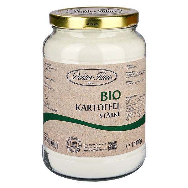 Luomuperunatärkkelys 1100g Doktor-Klaus noWaste Luomuperunatärkkelys 1100g Doktor-Klaus noWaste
