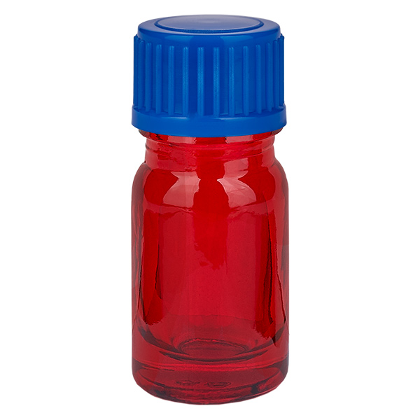 5ml pullo 11mm ruuvikorkki sininen Standard RedLine UT18/5 5ml pullo 11mm ruuvikorkki sininen Standard RedLine UT18/5