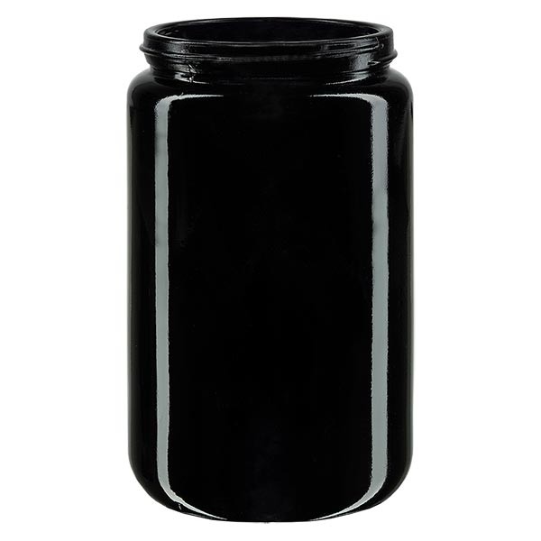 Leveäkaulainen purkki+ violetti lasi 400ml, ilman kantta.