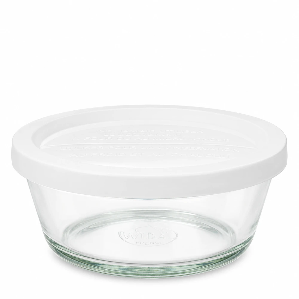 300ml gourmet-purkki tuoreella kannella. WECK RR120 300ml WECK gourmet-purkki RR120, jossa on valkoinen, läpinäkyvästä lasista valmistettu kansi säilytykseen