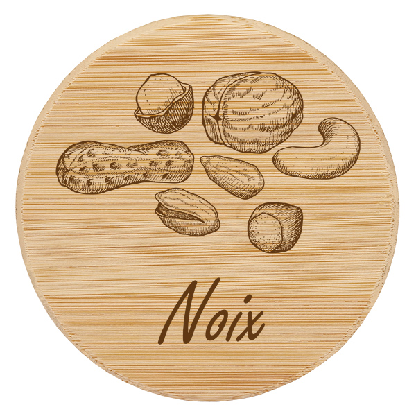 Puupäällyste "Noix" pour WECK RR100 Puupäällyste "Noix" pour WECK RR100