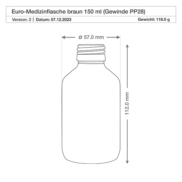 150ml lääkepullo ruskea, pumppusumuttimella musta ApoGlas 150ml lääkepullo ruskea, pumppusumuttimella musta ApoGlas