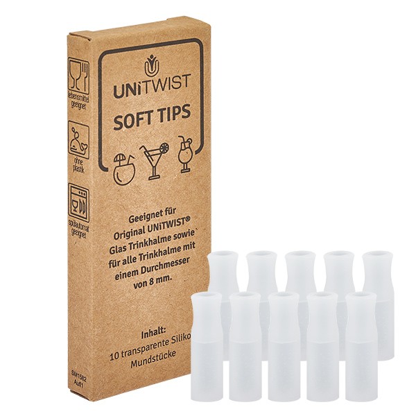 Softtipit (10 kpl:n laatikko) UNiTWIST-juomapillereille. Softtipit (10 kpl:n laatikko) UNiTWIST-juomapillereille.