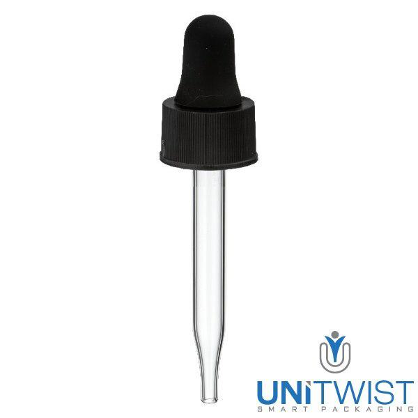 Lasinen tippapipetti musta UT13/5 UNiTWIST UNiTWIST Lasinen tippapipetti musta UT13/5 UNiTWIST UNiTWIST