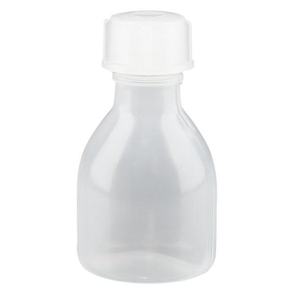 20ml kierrekorkkipullo, kapeakaulainen laboratoriopullo.