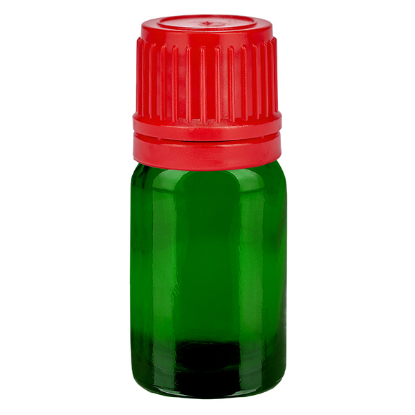 5ml pullo 11mm kierrekorkki punainen väärentämisen estävä sulkeminen GreenLine UT18/5 5ml pullo 11mm kierrekorkki punainen väärentämisen estävä sulkeminen GreenLine UT18/5