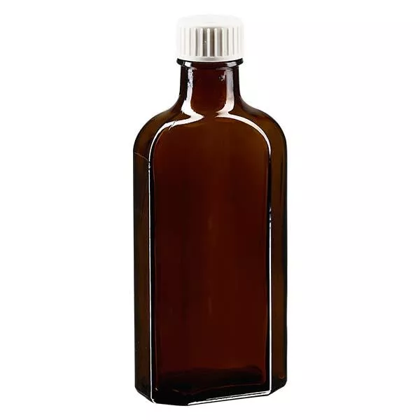 125 ml Meplat ruskea ruuvikorkki, jossa PE-vaahtomuovisäke