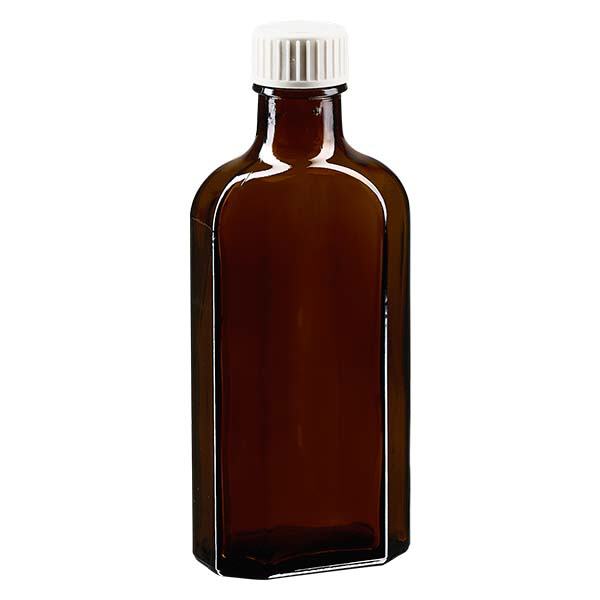 125 ml Meplat ruskea ruuvikorkki, jossa PE-vaahtomuovisäke 125 ml Meplat ruskea ruuvikorkki, jossa PE-vaahtomuovisäke