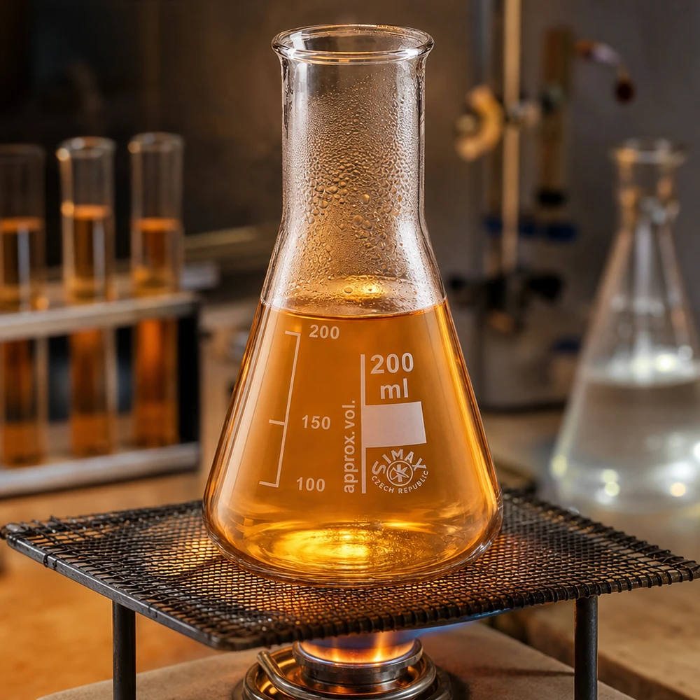 Erlenmeyer-pullo 200ml kapeakaulainen Erlenmeyer-pullo 200ml kapeakaulainen