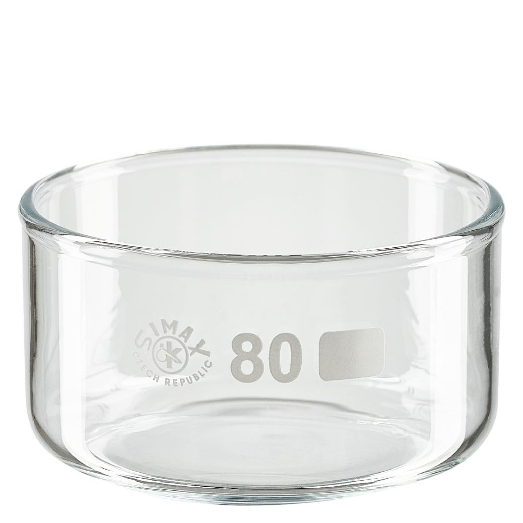 150ml kiteytysmalja ilman suihkua borosilikaatti ø80mm