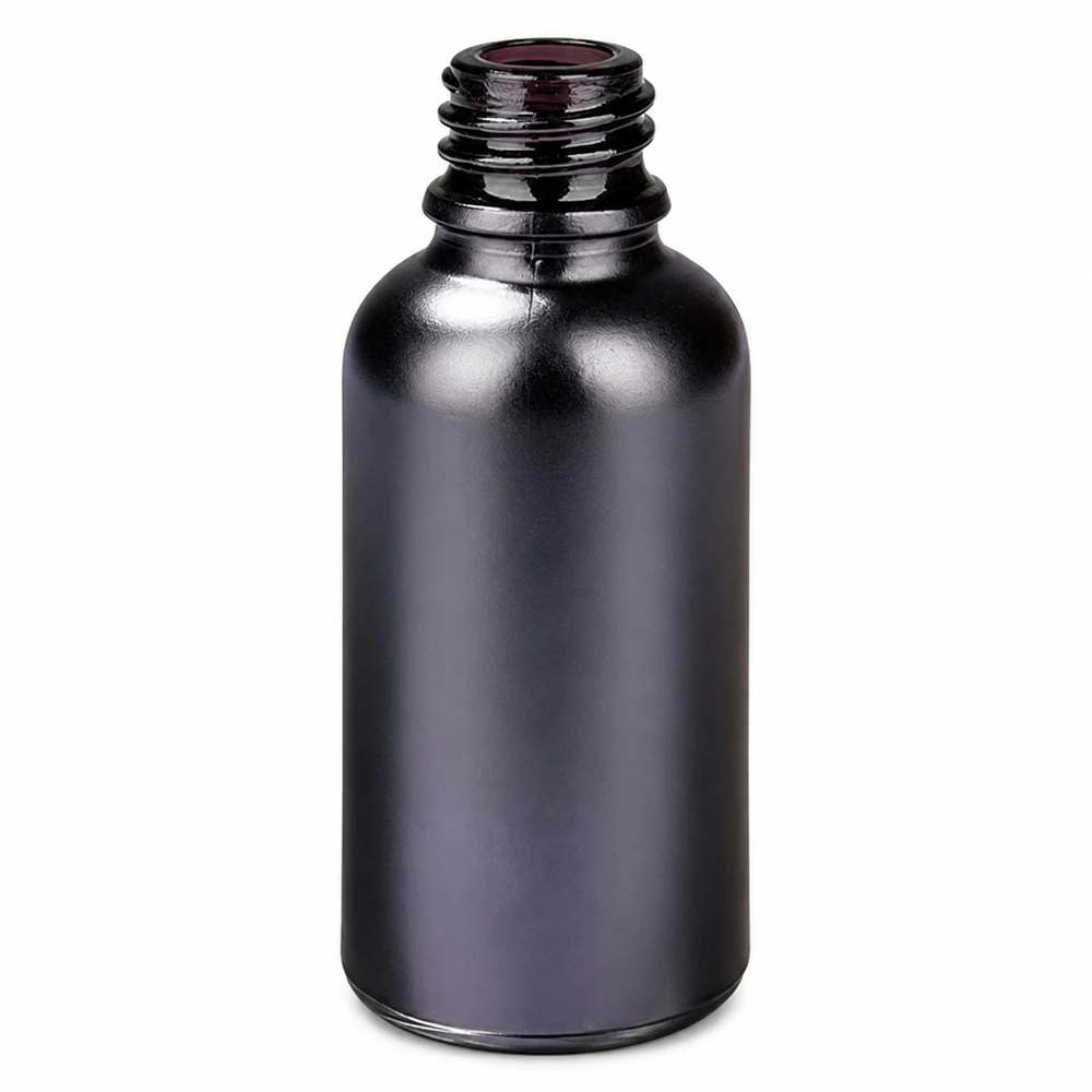 30ml annostelupullo BlackLine UT18/30 UNiTWIST UNiTWIST 30ml musta apteekkipullo BlackLine UT18/30 UNiTWIST-kierteellä lääkkeille ja tinktuureille.