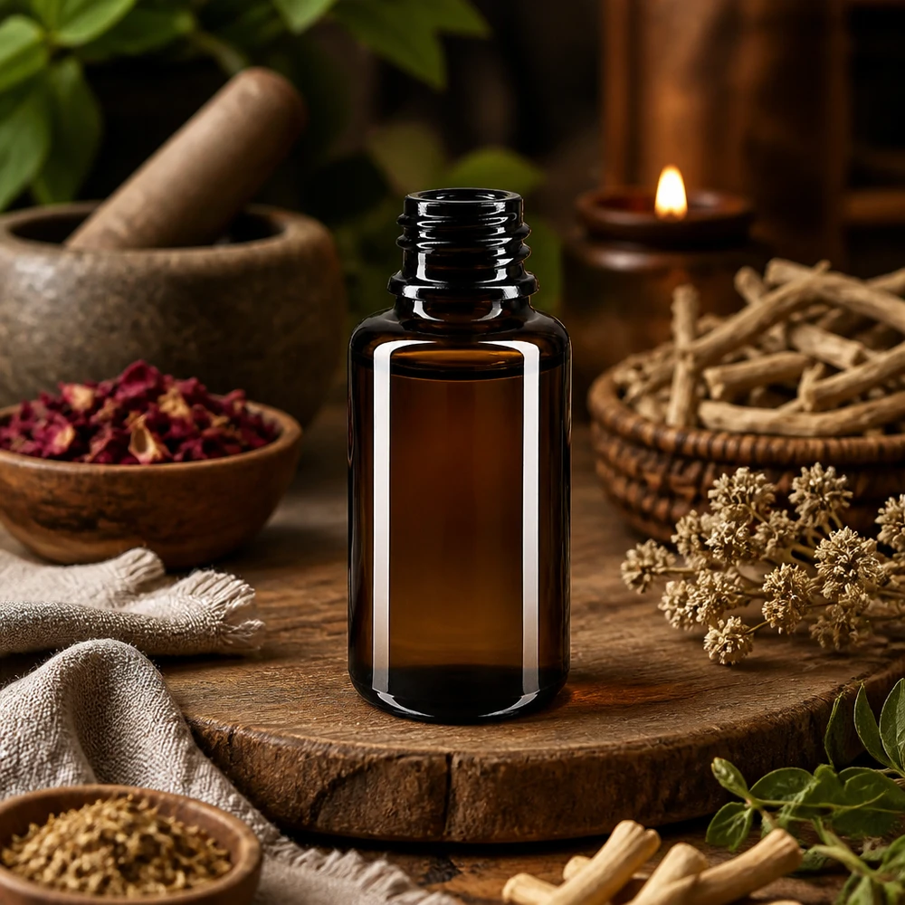 20ml Miron violetti lasipullo Orion, jossa on tipputiivis aukko aromaterapiaan ja luontaislääketieteeseen.