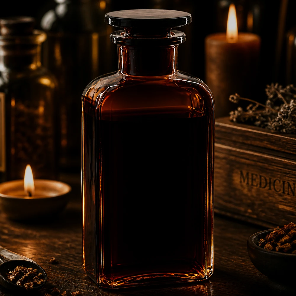 Nelikulmainen pullo 250ml ruskea leveäkaulainen lasitulppa Ruskea, neliönmuotoinen 250 ml:n lasipullo, jossa on tulppa, tinktuureille, yrtteille ja luonnonlääketieteelle