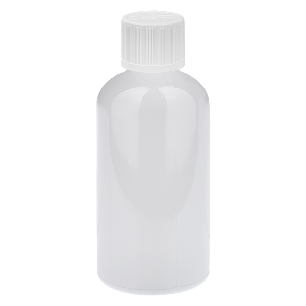 100 ml pullo, 11 mm kierrekorkki, valkoinen, vakiomalli, lapsiturvallinen WhiteLine UT18/100 100 ml pullo, 11 mm kierrekorkki, valkoinen, vakiomalli, lapsiturvallinen WhiteLine UT18/100