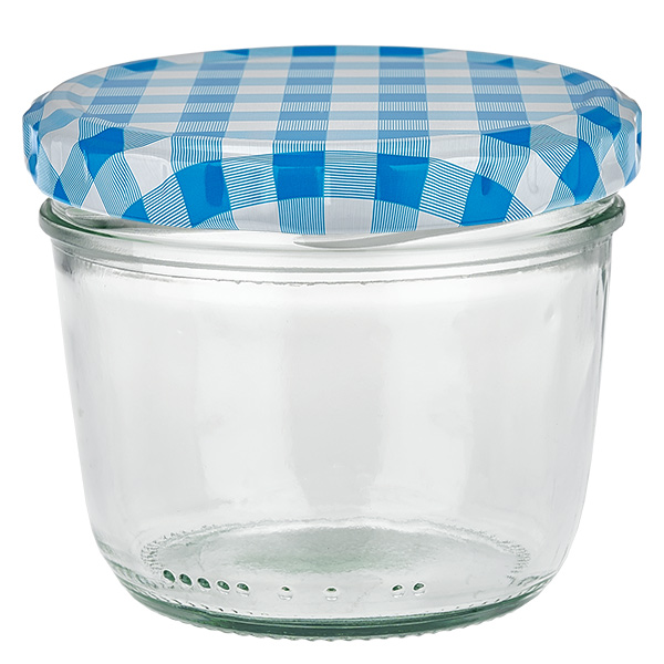 230ml juomalasit + BasicSeal-kansi sininen/valkoinen UNiTWIST