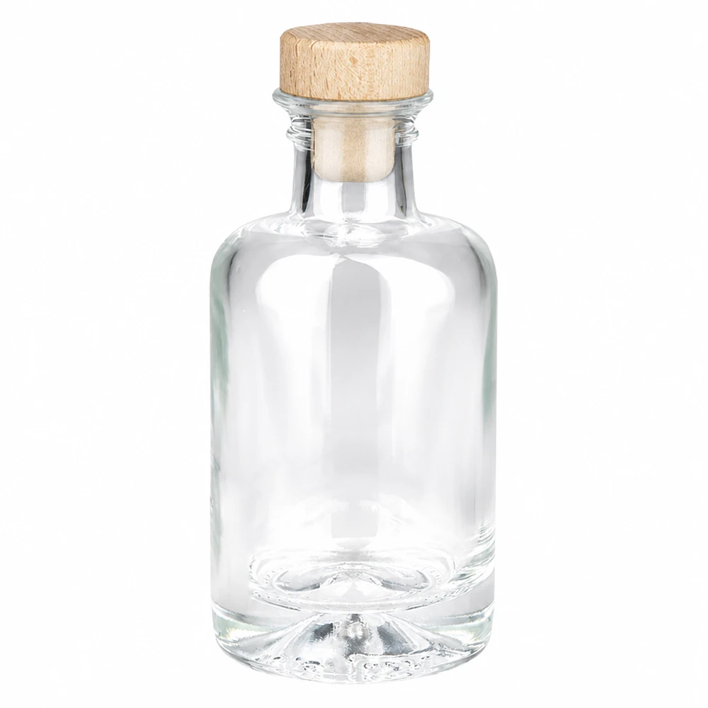 100ml Glasflasche "Sofia" mit Holzgriff-Korken UNiTWIST