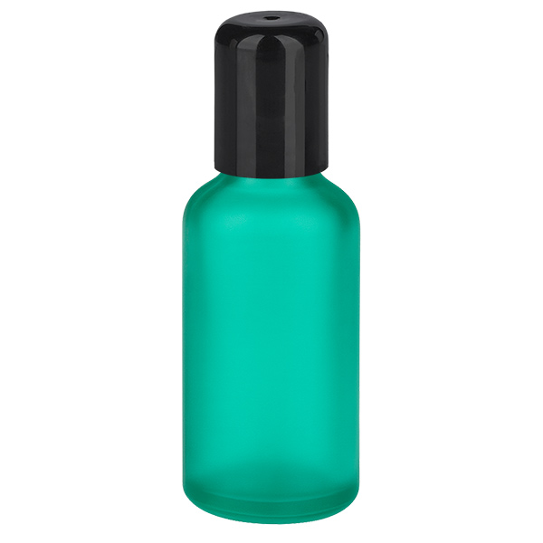 50ml roll-on-pullo musta standardikorkki GreenLine UT18/50 50ml roll-on-pullo musta standardikorkki GreenLine UT18/50