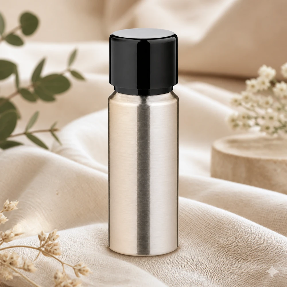 20ml kiillotettu alumiinipullo, jossa on kierrekorkki Laadukas 20 ml:n alumiinipullo, jossa on tukeva kierrekorkki, sopii täydellisesti turvalliseen säilytykseen.