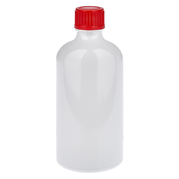 100 ml pullo 11 mm kierrekorkki punainen vakio WhiteLine UT18/100 100 ml pullo 11 mm kierrekorkki punainen vakio WhiteLine UT18/100