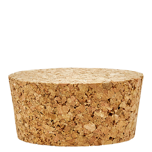 Korkki 40mm aukkoa varten WECK RR40 (ø38/43, H=20mm). Korkkitulppa WECK-purkkeihin RR40 aukko 40mm halkaisija 38-43mm korkeus 20mm luonnollinen korkkitulppa