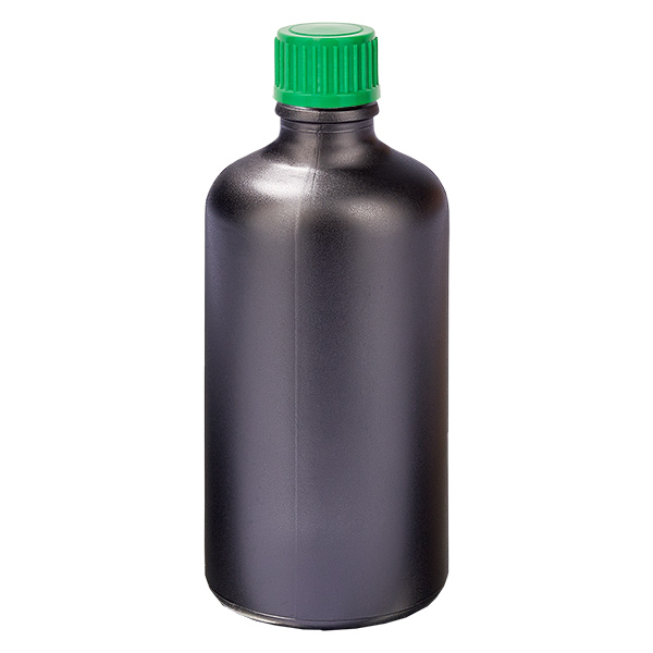 100ml tippapullo 0.8mm vihreä vakiokorkki BlackLine UT18/100