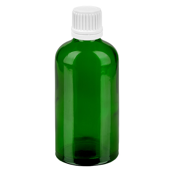 100ml pullo 11mm kierrekorkki valkoinen väärentämisen estävä korkki GreenLine UT18/100