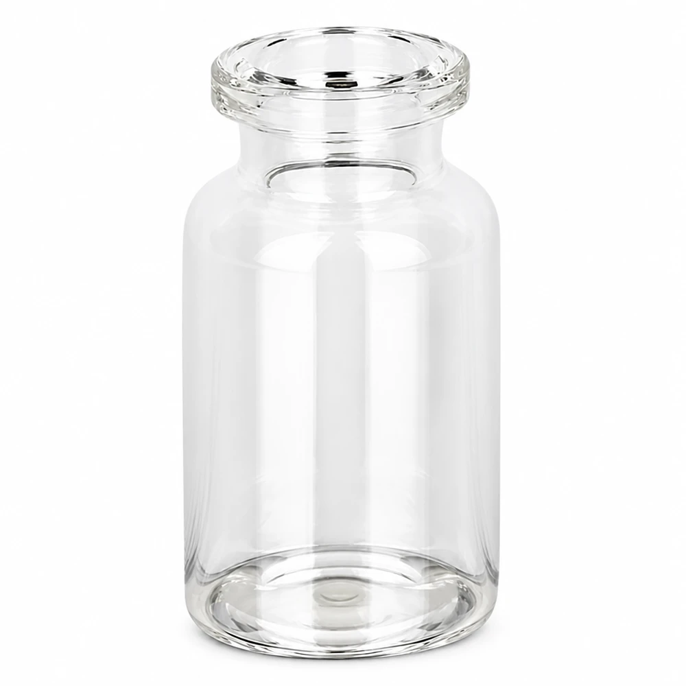 Injektiopullo kirkasta lasia 10ml Transparente 10ml Glasvial Injektionsflasche mit Crimphals für Impfstoffe und Medikamente