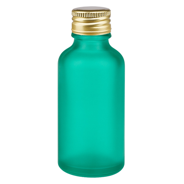 50ml pullo 11mm kierrekorkki Alu-Gold Standard GreenL. UT18/50