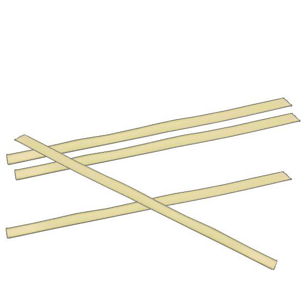 Klipsikiinnitin litteä kultainen (pakkaus 100 kpl) 140mm