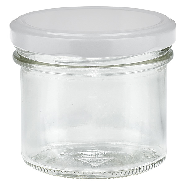 125ml juomapullot BasicSeal-kannella valkoinen UNiTWIST