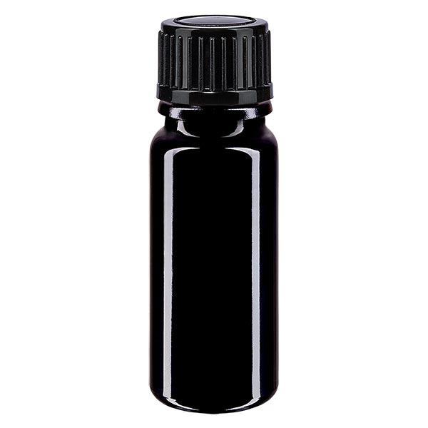 Apteekkipullo violetti 10ml ruuvikorkki musta standardi Apteekkipullo violetti 10ml ruuvikorkki musta standardi