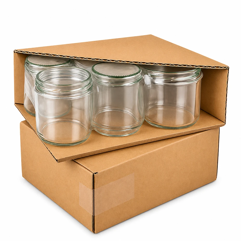 795ml pyöreä purkki + BasicSeal kansi sydän vaaleanpunainen UNiTWIST Einmachgläser 795ml im Karton Verpackung Versand leere Rundgläser mit Twist-Off Deckeln Vorratsgläser Set