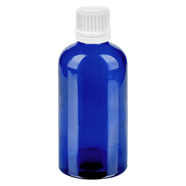 100ml tippapullo 0.7mm valkoinen väärentämisen estävä suljin BlueLine UT18/100