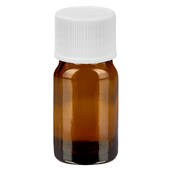 5ml pullo 11mm kierrekorkki valkoinen Standard BrownLine UT18/5 Standard BrownLine UT18/5