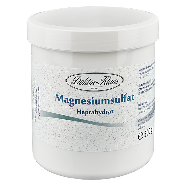 Magnesiumsulfaatti (7-hydraatti) 500g Doktor-Klaus Magnesiumsulfaatti (7-hydraatti) 500g Doktor-Klaus