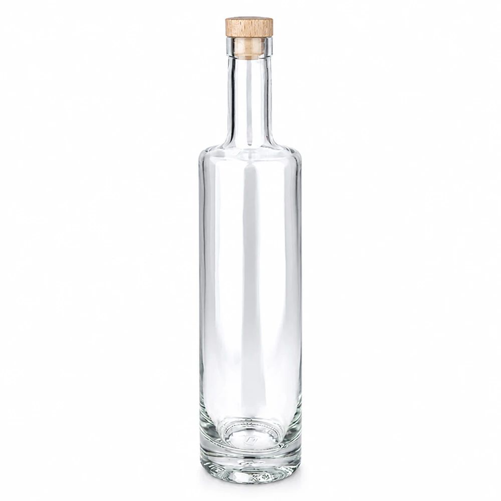 500ml Glasflasche "Lina" mit Holzgriff-Korken UNiTWIST