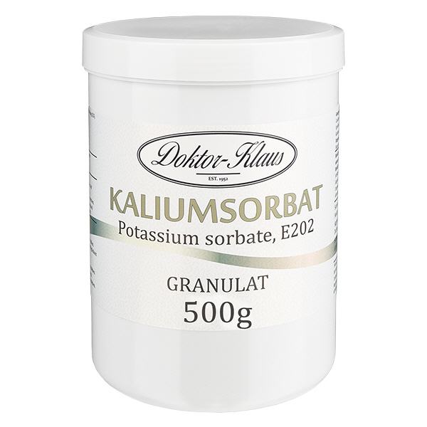 Kaliumsorbaatti (kaliumsorbaatti) 500g Doktor-Klaus Kaliumsorbaatti (kaliumsorbaatti) 500g Doktor-Klaus
