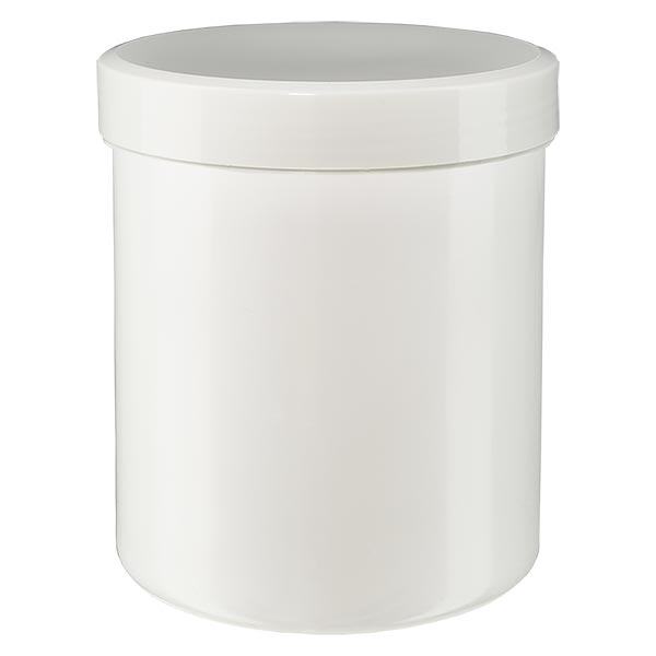 Voidepurkki 150g valkoinen valkoisella ruuvikannella (polypropeeni). Voidepurkki 150g valkoinen valkoisella ruuvikannella (polypropeeni).
