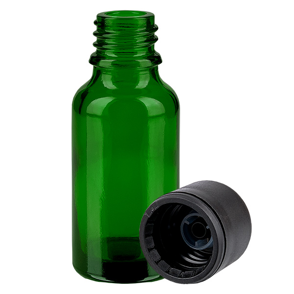 20ml pullo 6mm kierrekorkki musta Standard GreenLine UT18/20 Standard GreenLine UT18/20